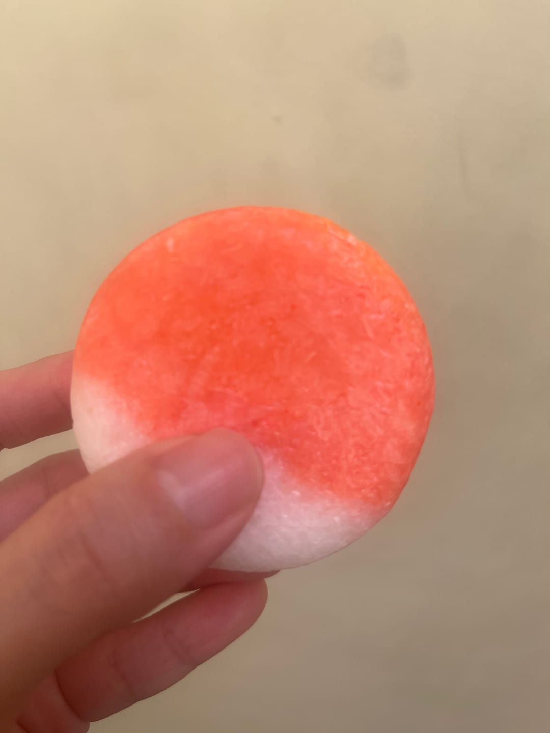 Customer photo review of Color Protect and Color Toning - Fire's Passion Shampoo Bar