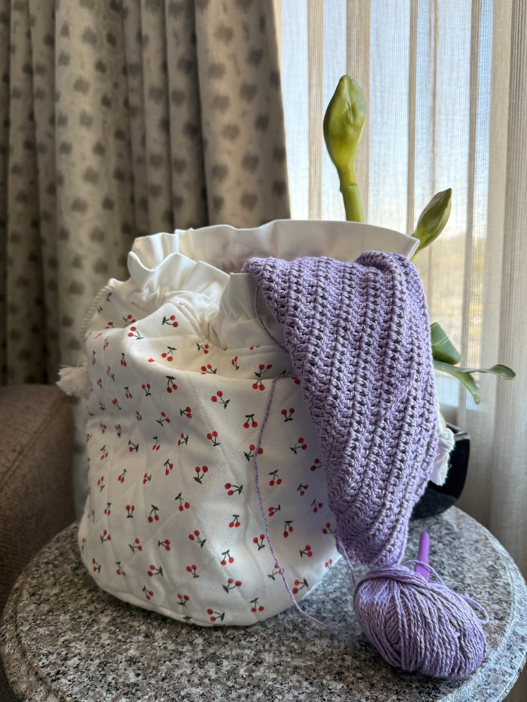 Customer photo review of Cherries Large Project Bag