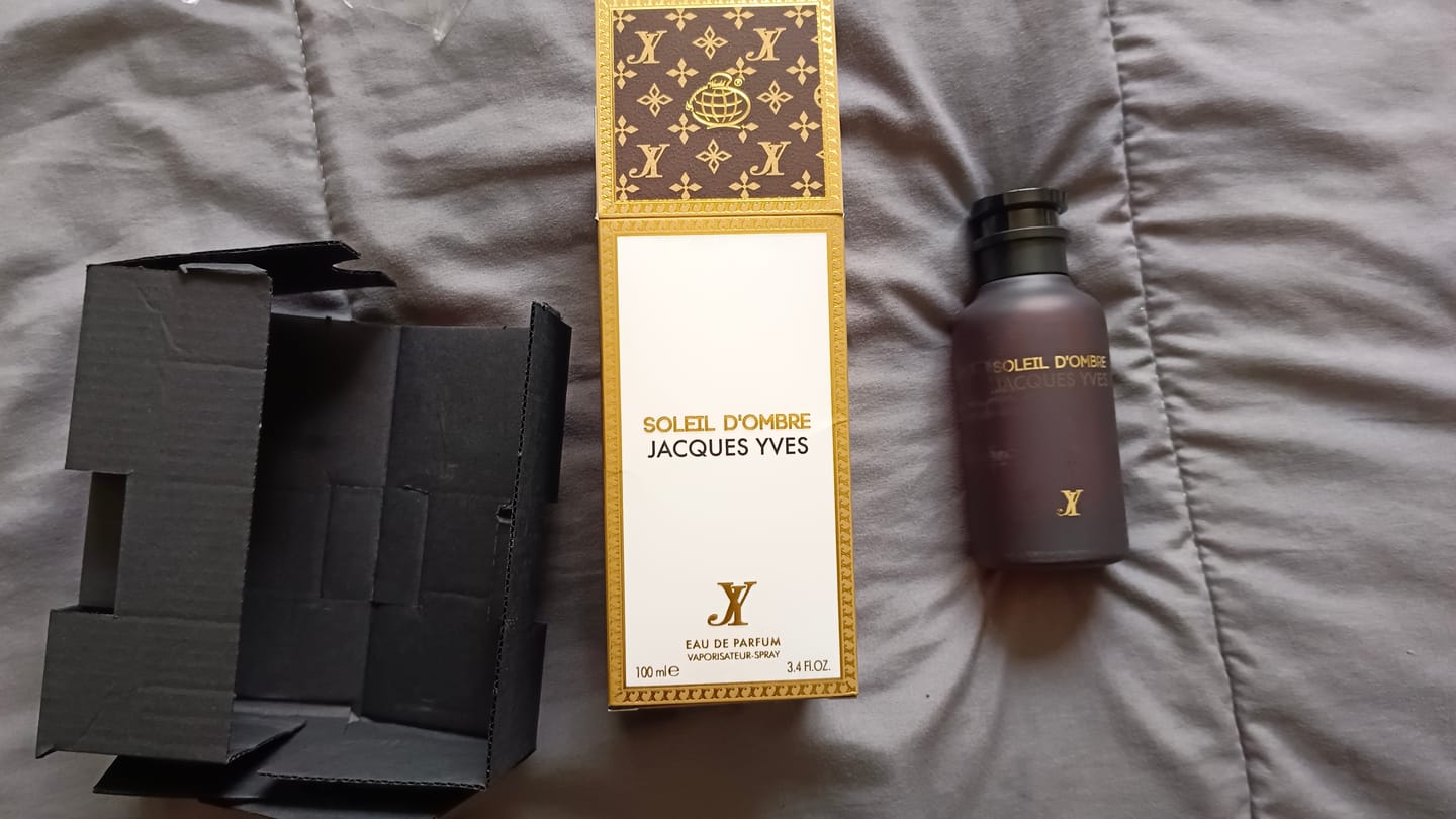 Customer photo review of Soleil D’Ombre Jacques Yves EDP perfume 100ml