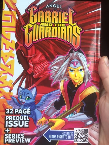 Customer photo review of Gabriel and the Guardians Series Preview Manga
