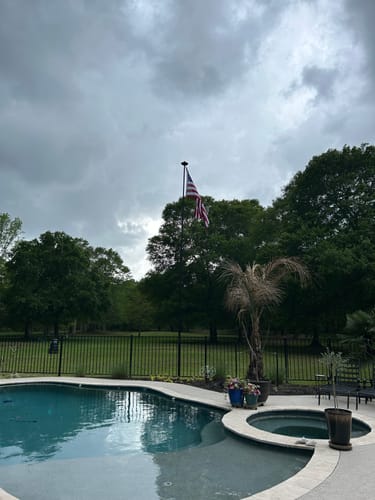 Customer photo review of Ultra Heavy Duty American Flag - 2-ply Polyester - Made In USA