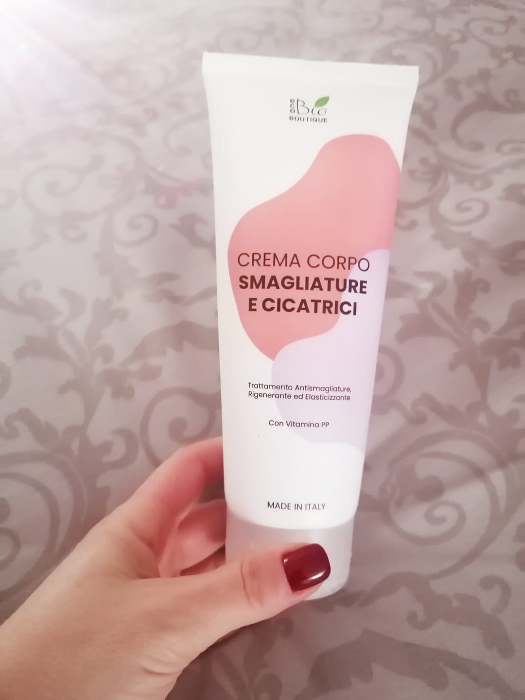 Customer photo review of Crema Corpo Smagliature e Cicatrici