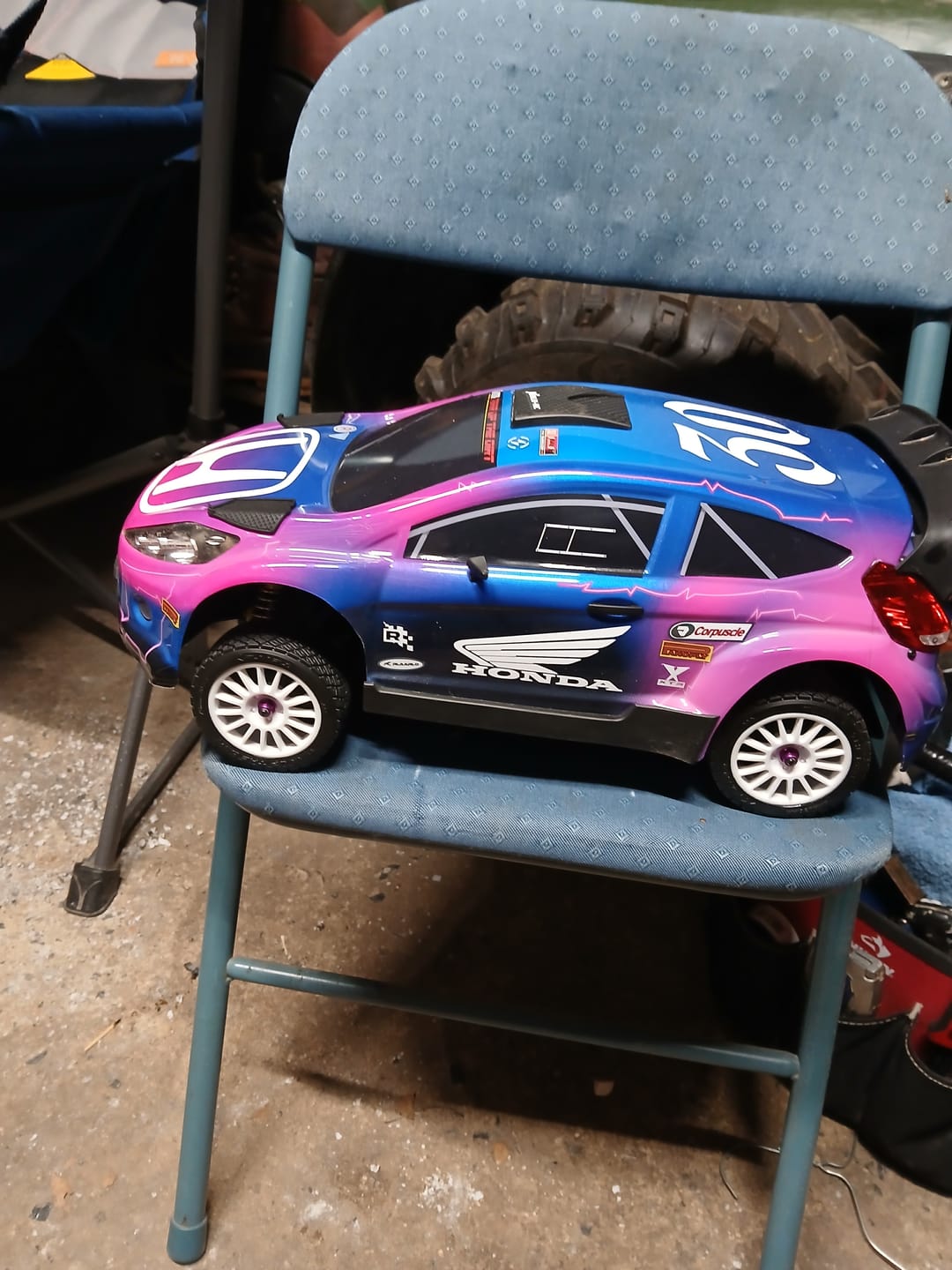Customer photo review of Assembled Wheel Set For XTS-F10 RC Rally Car