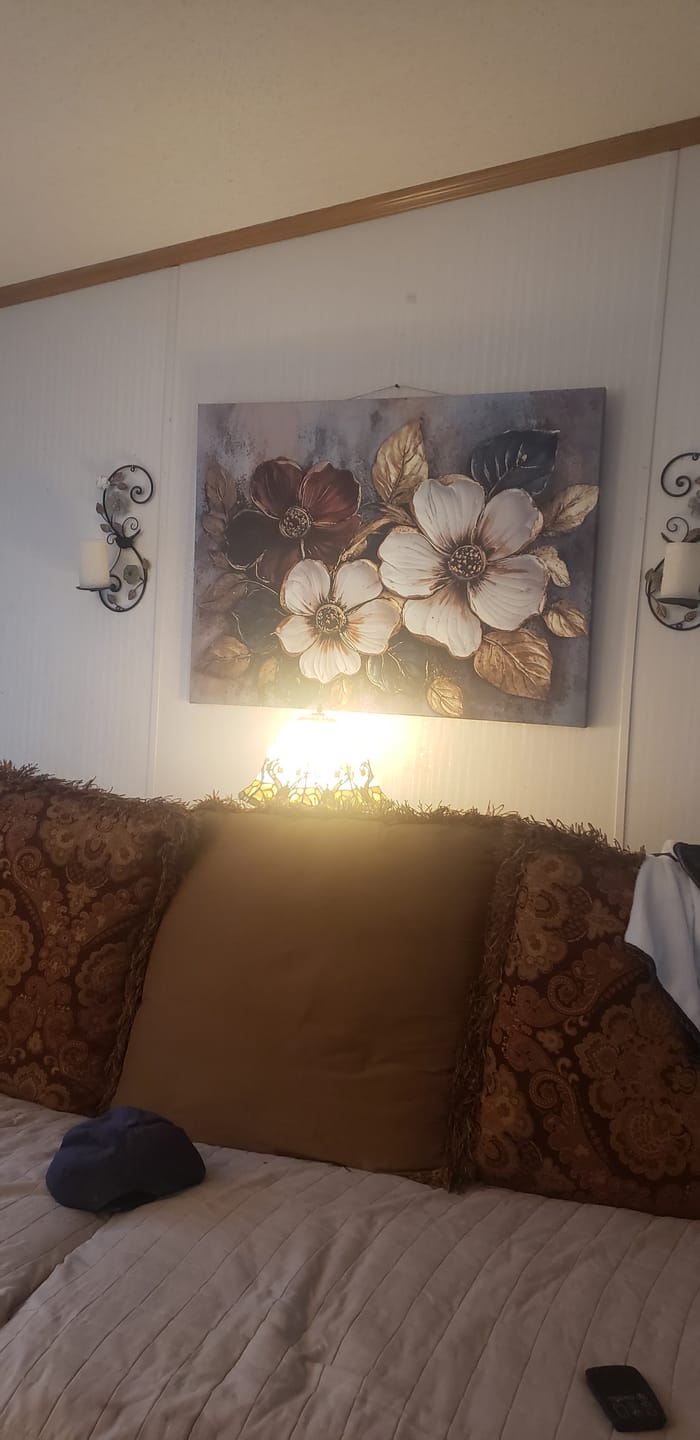 Customer photo review of Nature Wall Art: Floral Symphony V4