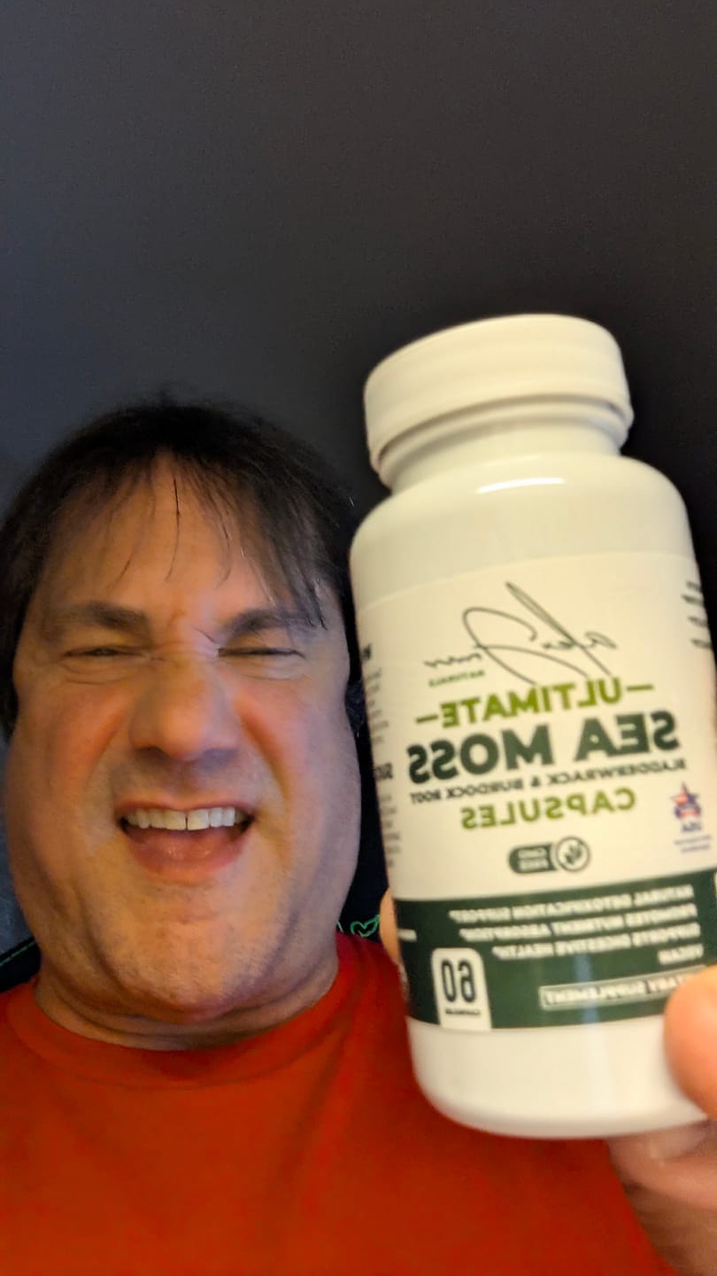 Customer photo review of Ultimate Seamoss Capsules With Bladderwrack & Burdock Root