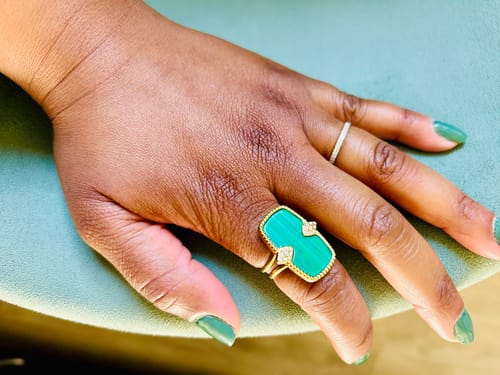 Customer photo review of BAGUE bouclier de la foi (verte)