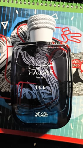 Reseña con foto de un cliente sobre Perfume Rasasi  HAWAS ICE 100ml EDP