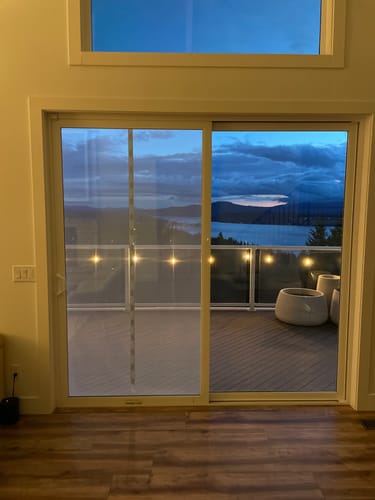 Customer photo review of Custom Magnetic Screen Door