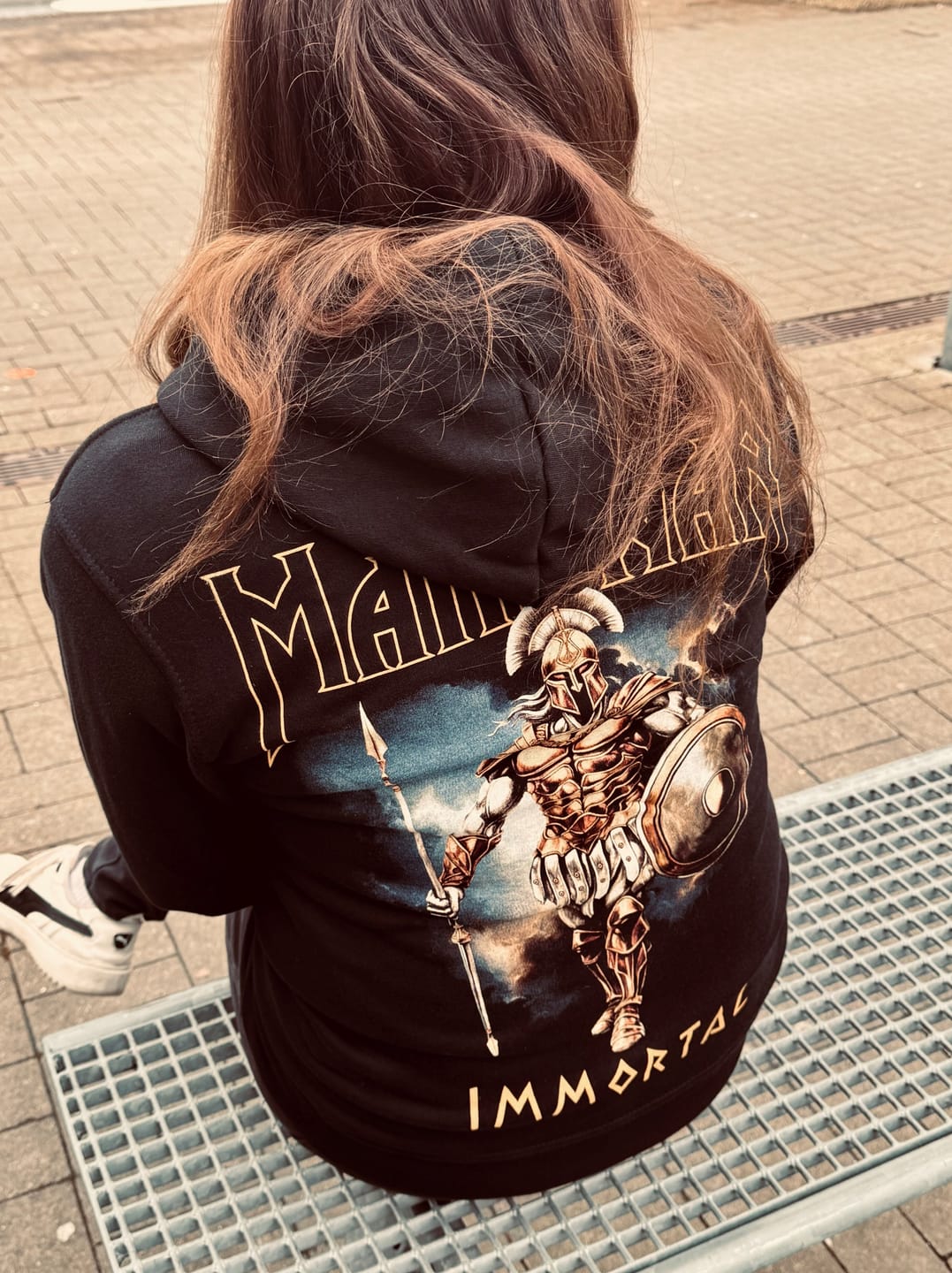 Customer photo review of MANOWAR ZIP HOODIE IMMORTAL 2025