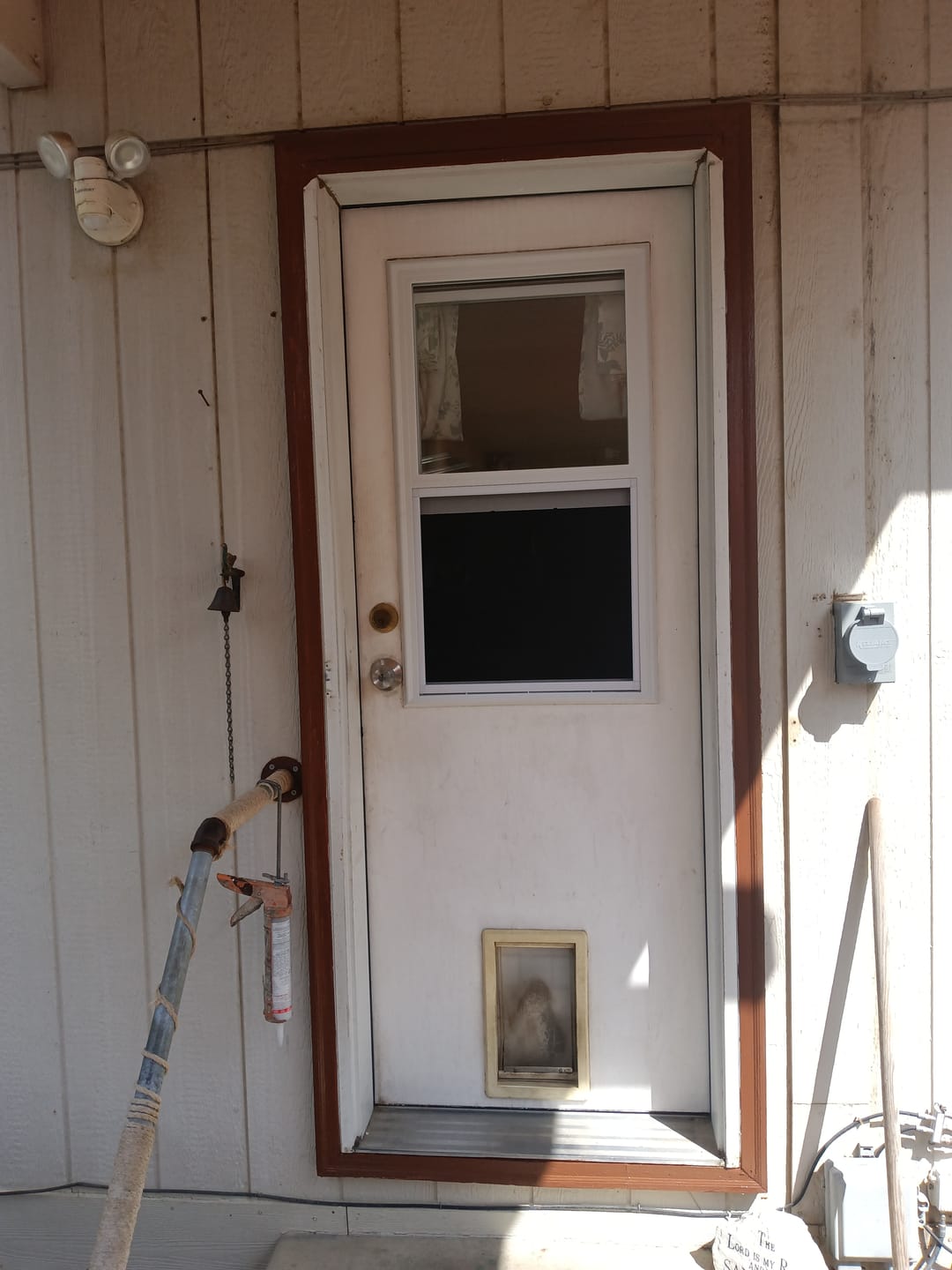 Customer photo review of Venting 1 Lite Glass and Frame Kit (Half Lite)