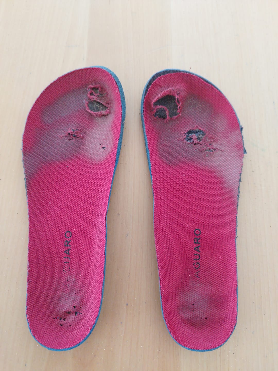 Customer photo review of Microfibra - Plantillas Barefoot
