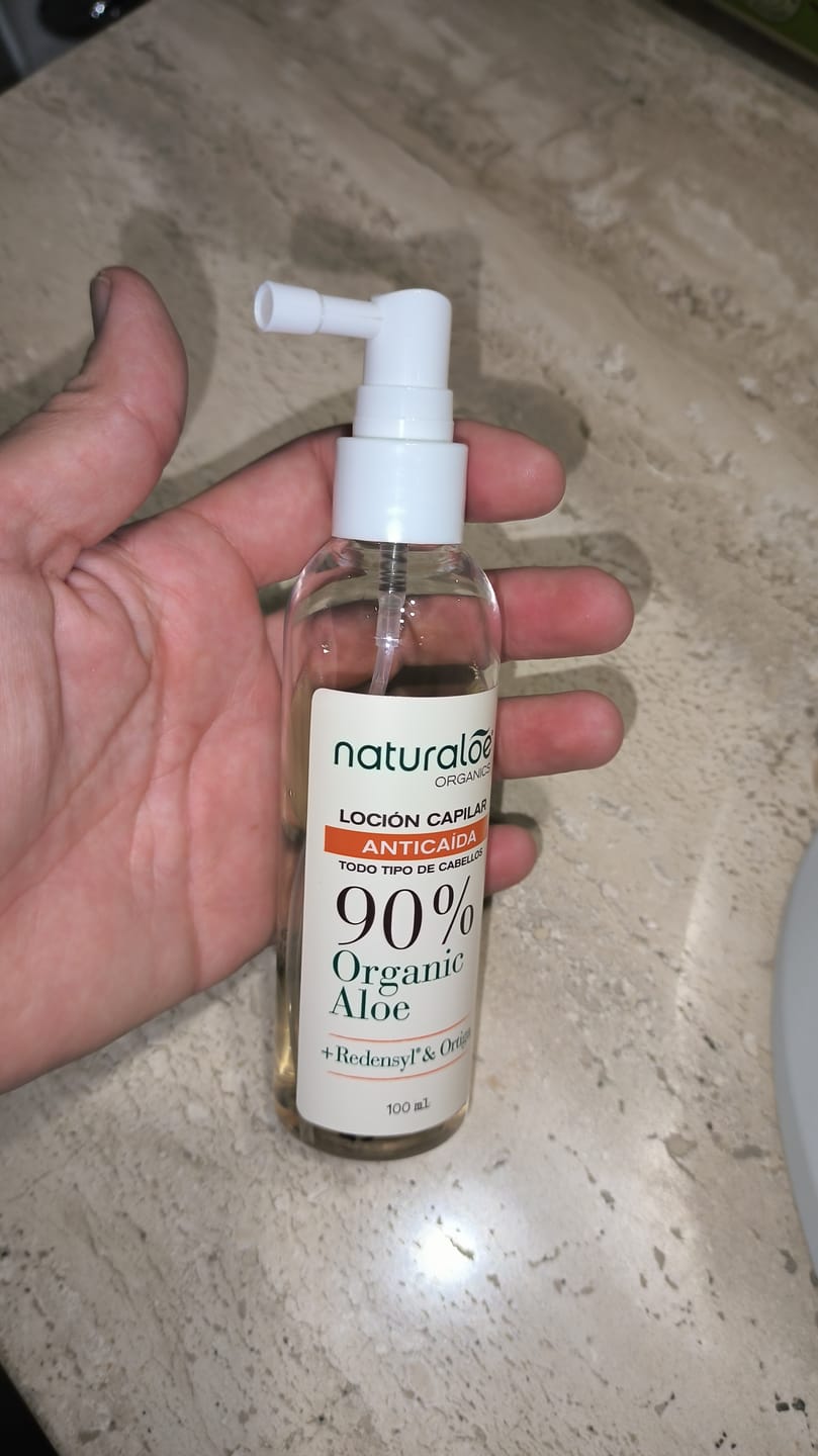 Customer photo review of Loción Capilar Control Caída 100ml