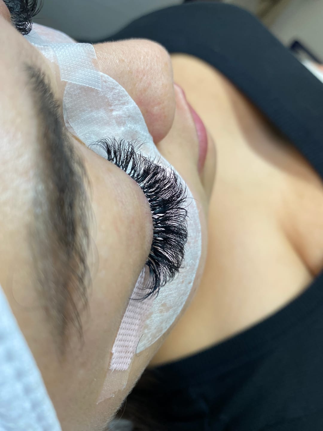 Customer photo review of Easy Fan Lashes Cashmere Wimpern