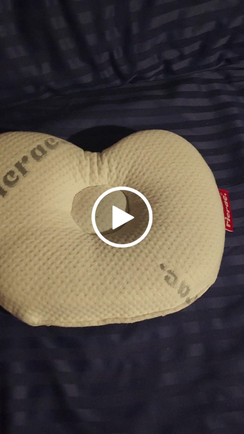 Customer video review of Memory Foam Baby Head Pillow - Rede