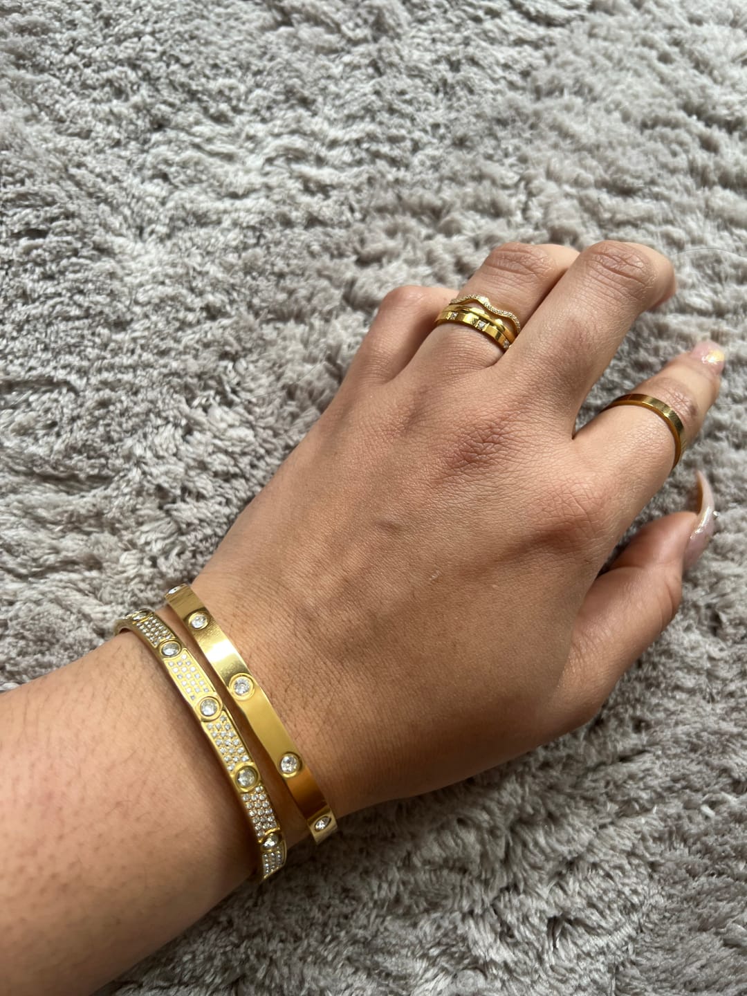 Customer photo review of Lola Ring | 18K vergoldet