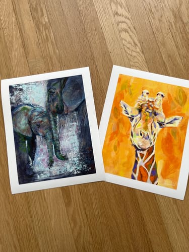 Customer photo review of 9x12 Giclee Fine Art Prints