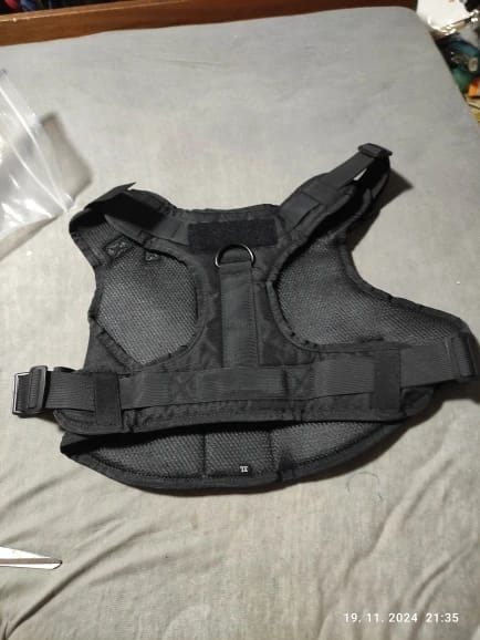 Customer photo review of Military Large Dog Tactical Harness Training Pet Vest