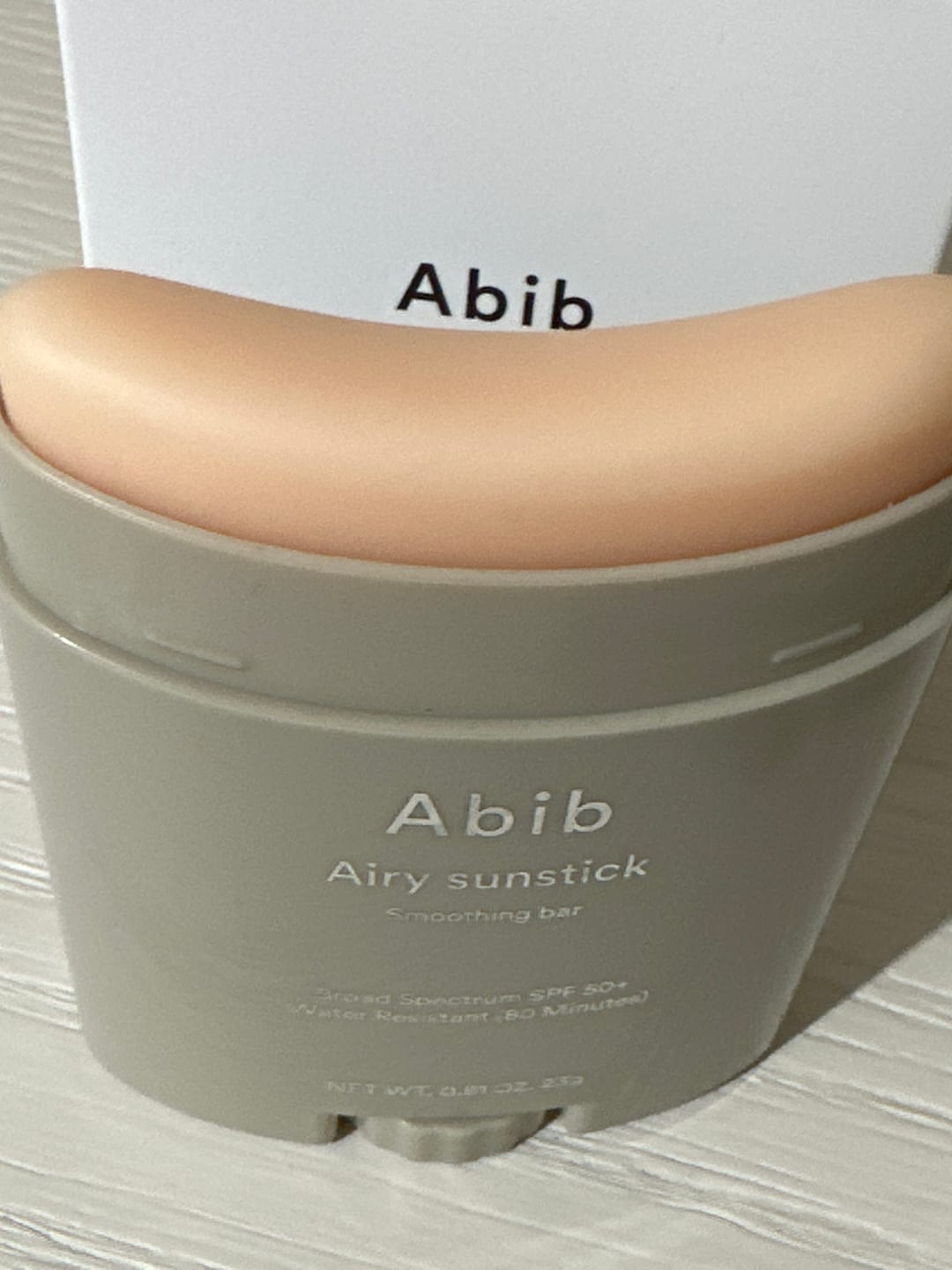 Customer photo review of Airy Sunstick Smoothing Bar