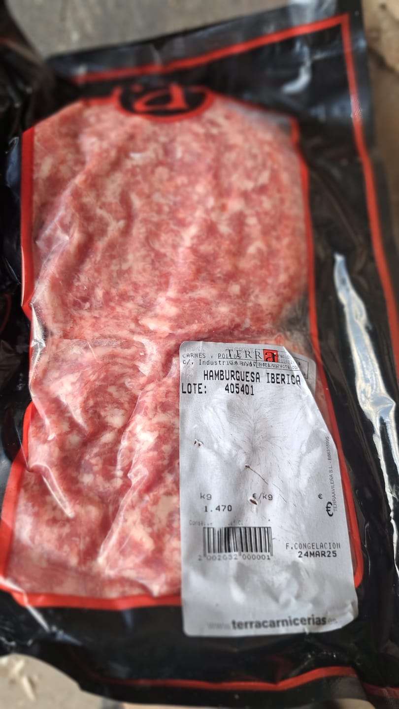 Customer photo review of Burger meat de cerdo ibérico
