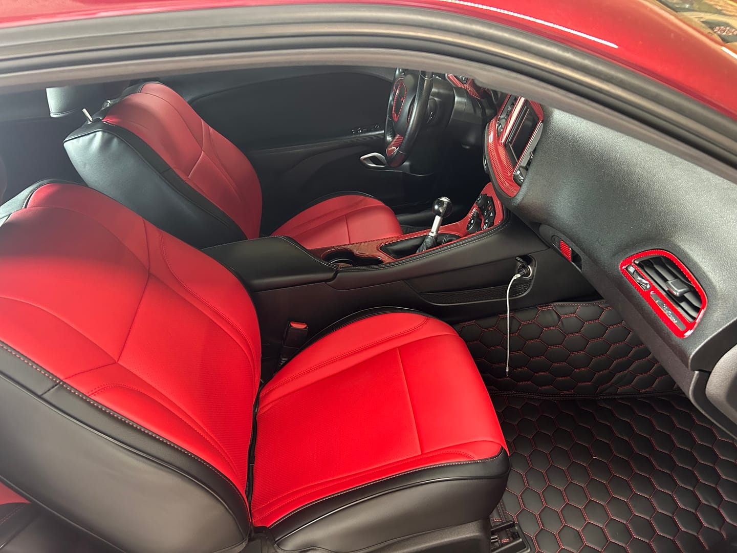 Customer photo review of 2015+ Dodge Charger Custom Sport Seat Covers