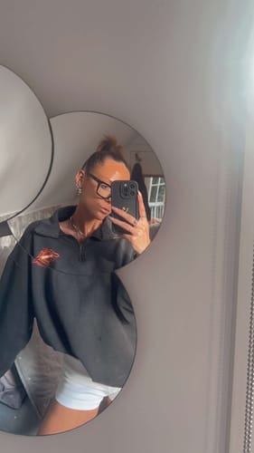 Customer photo review of Vintage '05 Harley Davidson Cape Fear Quarter Zip Sweatshirt (L)