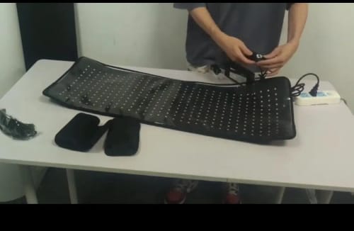 Customer photo review of Red Infrared Therapy Belt Body Wearable Wrap Large heating Pad LED Beauty Devices for Face and Body Shoulder Joint Muscle