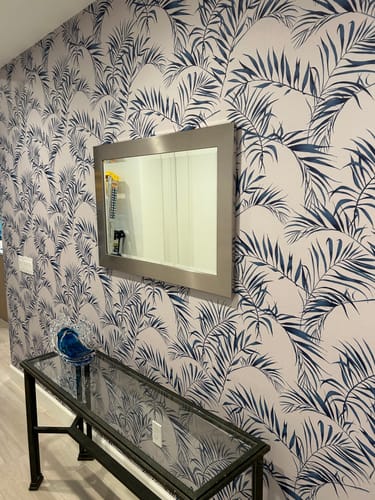 Customer photo review of Personalized Wallpaper 0004_DC_13_(Non Pasted - Canvas 13oz)