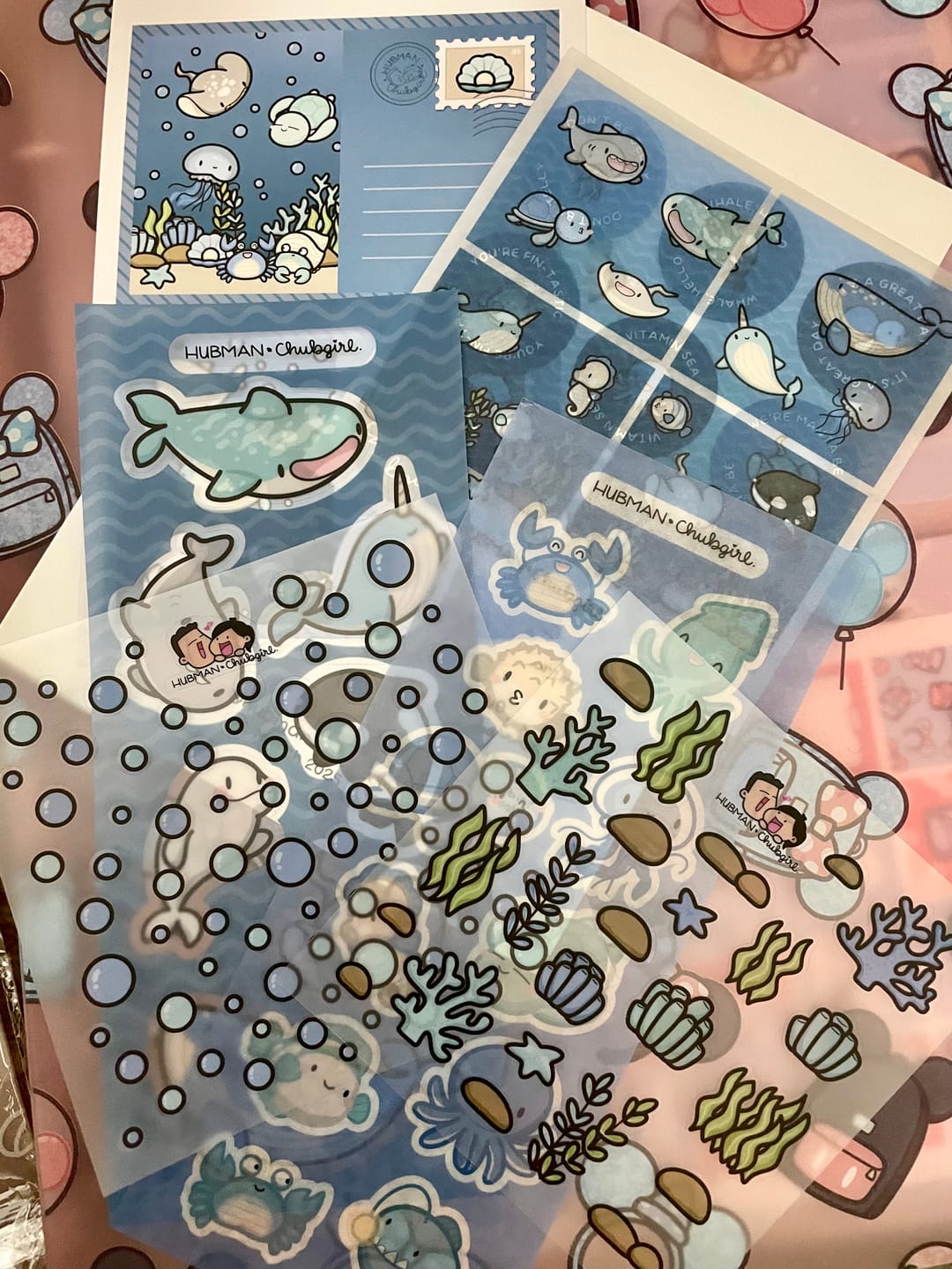 Customer photo review of Deep Blue Sea Variety Sticker Pack