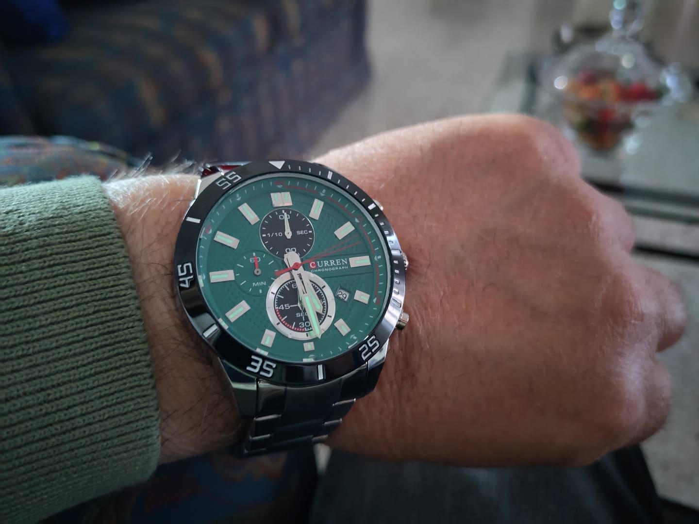Customer photo review of Curren Berna® orologio uomo acciaio