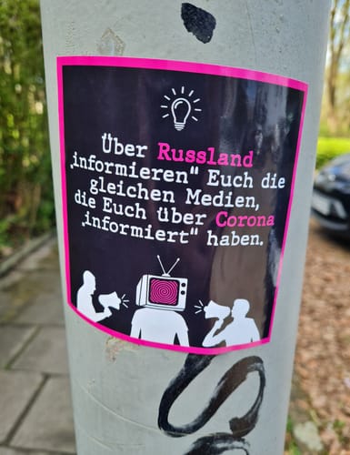 Customer photo review of STICKER / AUFKLEBER • RUSSOPHRENIE (10 STK.)