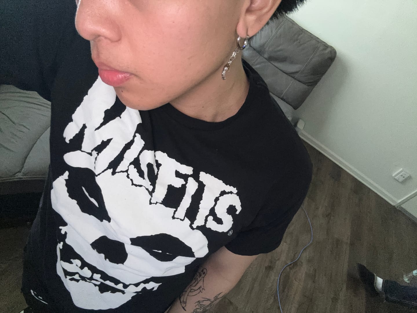 Customer photo review of LUNA DANGLE EARRING