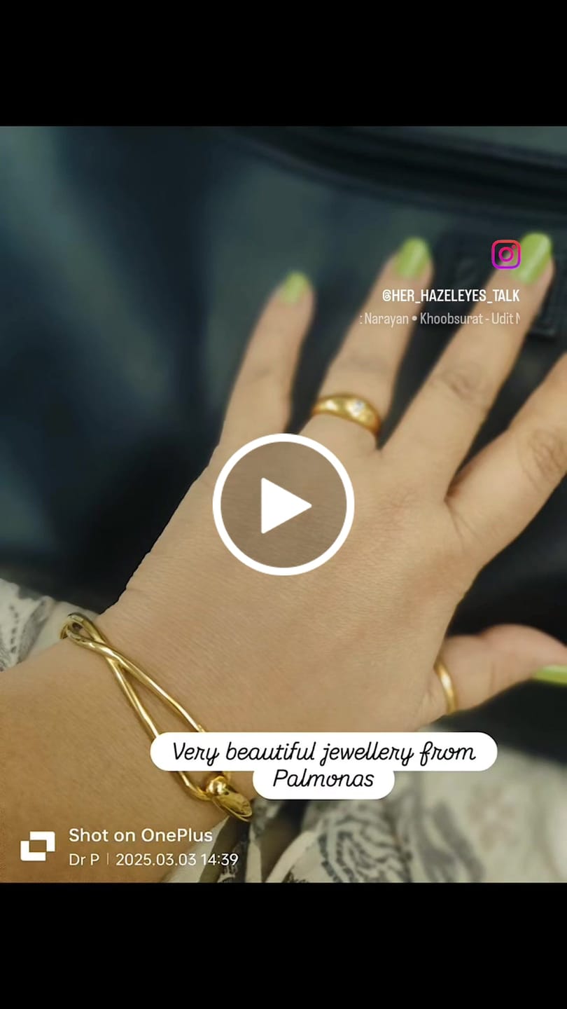 Customer video review of Twisted Gold Cuff Bracelet