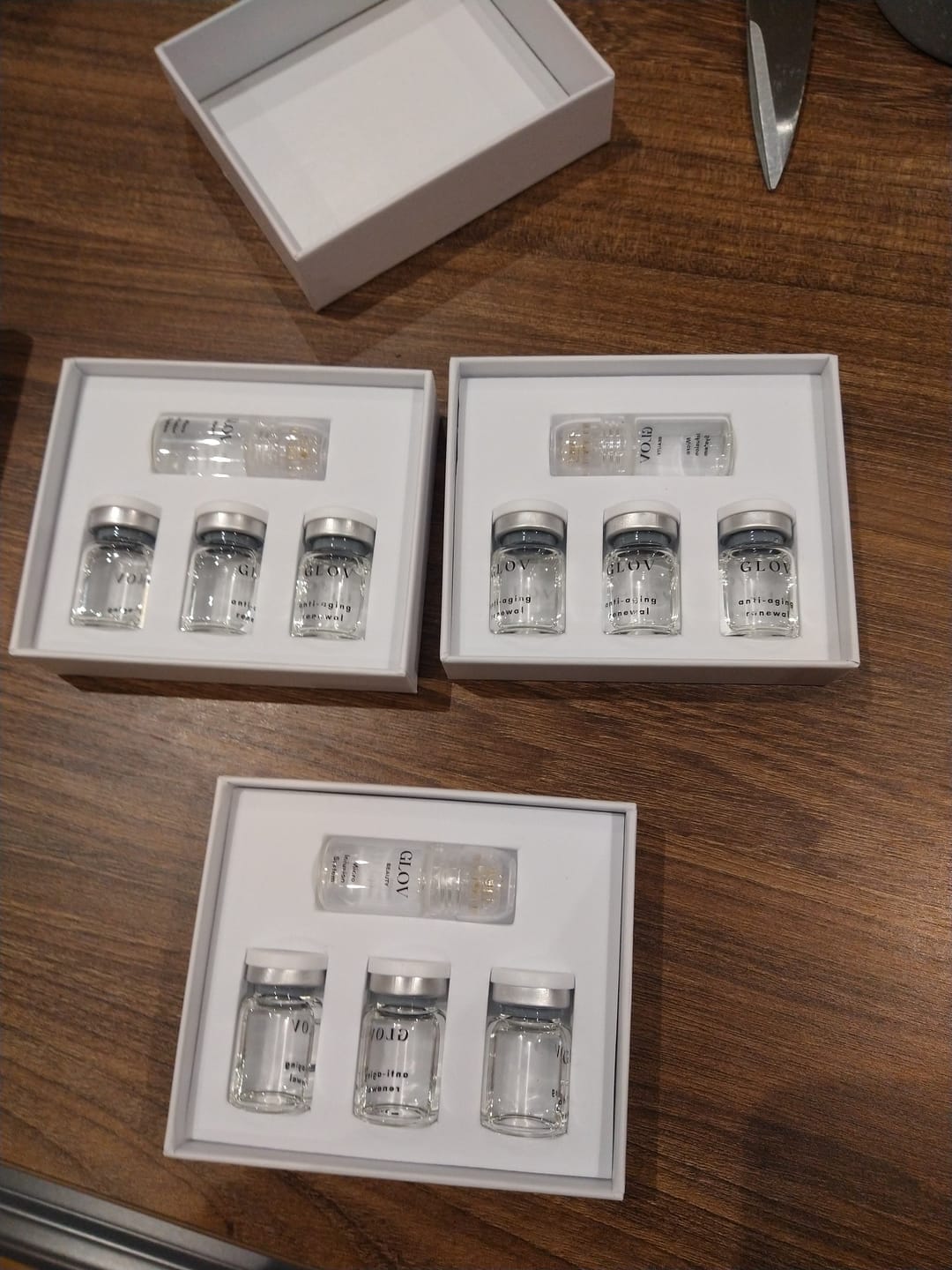 Customer photo review of Système de micro perfusion Glov Beauté