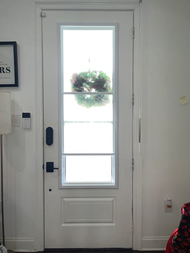 Customer photo review of Venting 1 Lite Glass and Frame Kit (Full Lite)