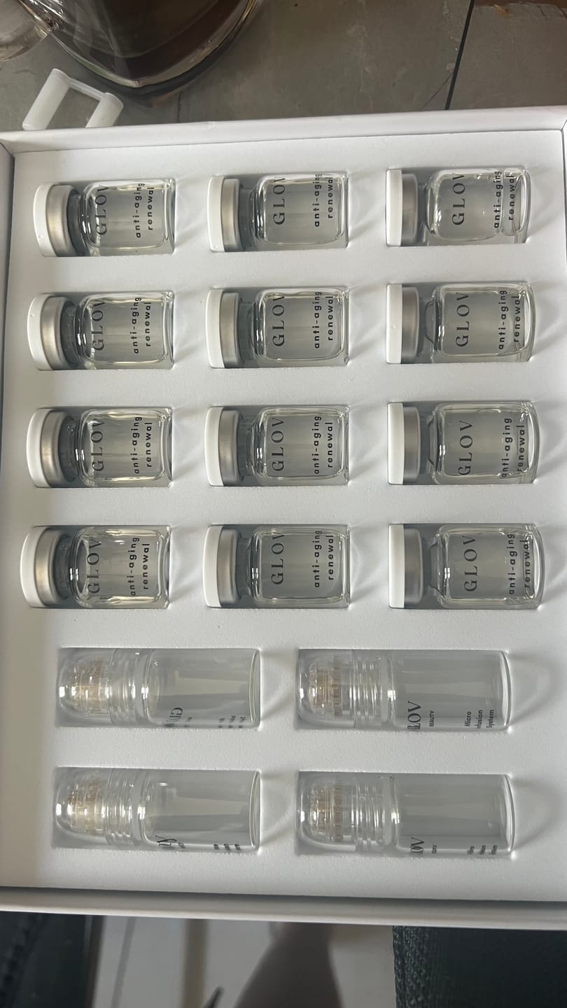 Customer photo review of Système de micro perfusion Glov Beauté
