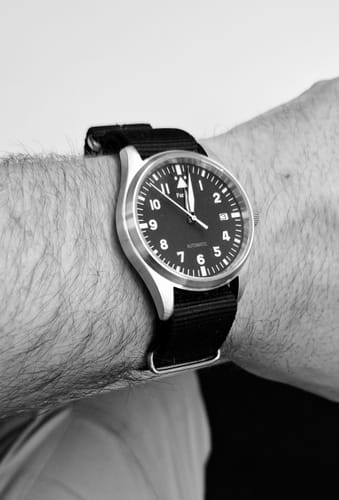 Customer photo review of Far-Far Automatisk Pilotklokke Sort