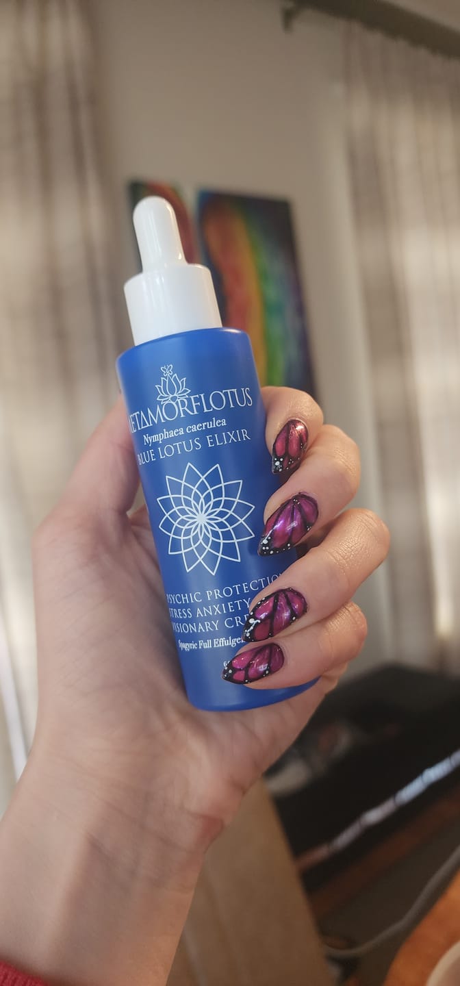 Customer photo review of True Blue Lotus Spagyric Elixir