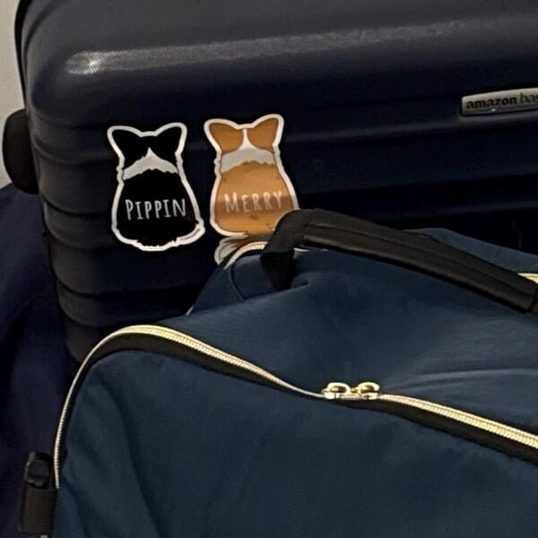 Customer photo review of Welsh Corgi Behind Sticker