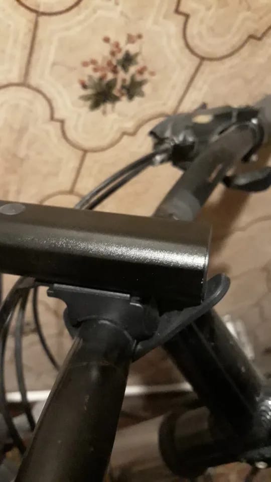 Customer photo review of Ultrahelles USB-Fahrrad Frontlicht