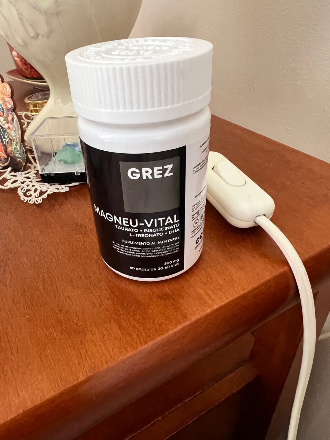 Customer photo review of MAGNEU-VITAL 800mg - Magnesios quelados Taurato / Bisglicinato / L-treonato