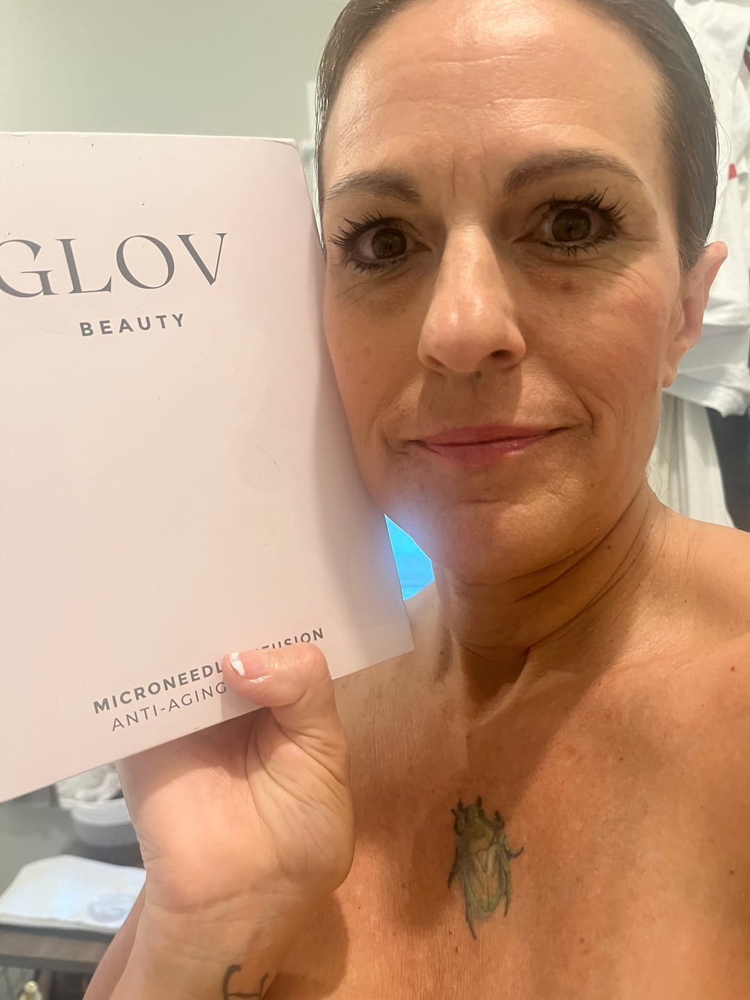 Customer photo review of Système de micro perfusion Glov Beauté