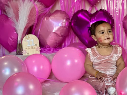 Customer photo review of Dinah Velvet Jumpsuit in Pink