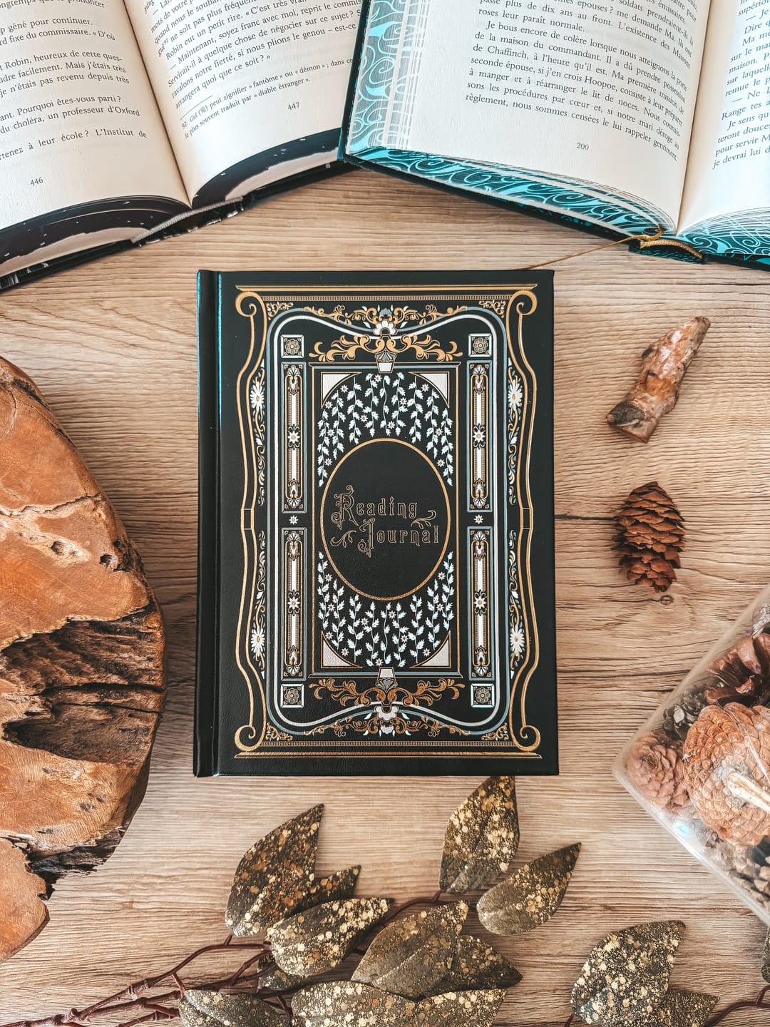 Customer photo review of Reading Journal - Black