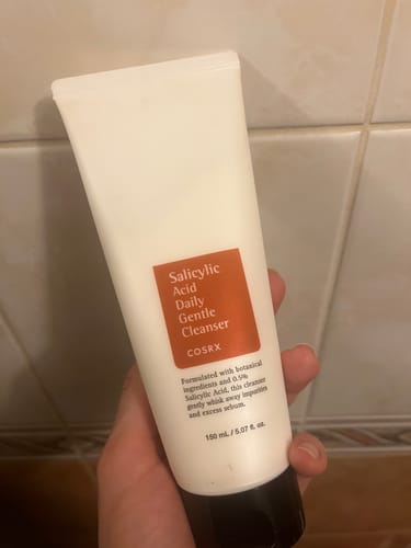 Customer photo review of COSRX Salicylic Acid Daily Gentle Cleanser prausiklis su salicilo rūgštimi
