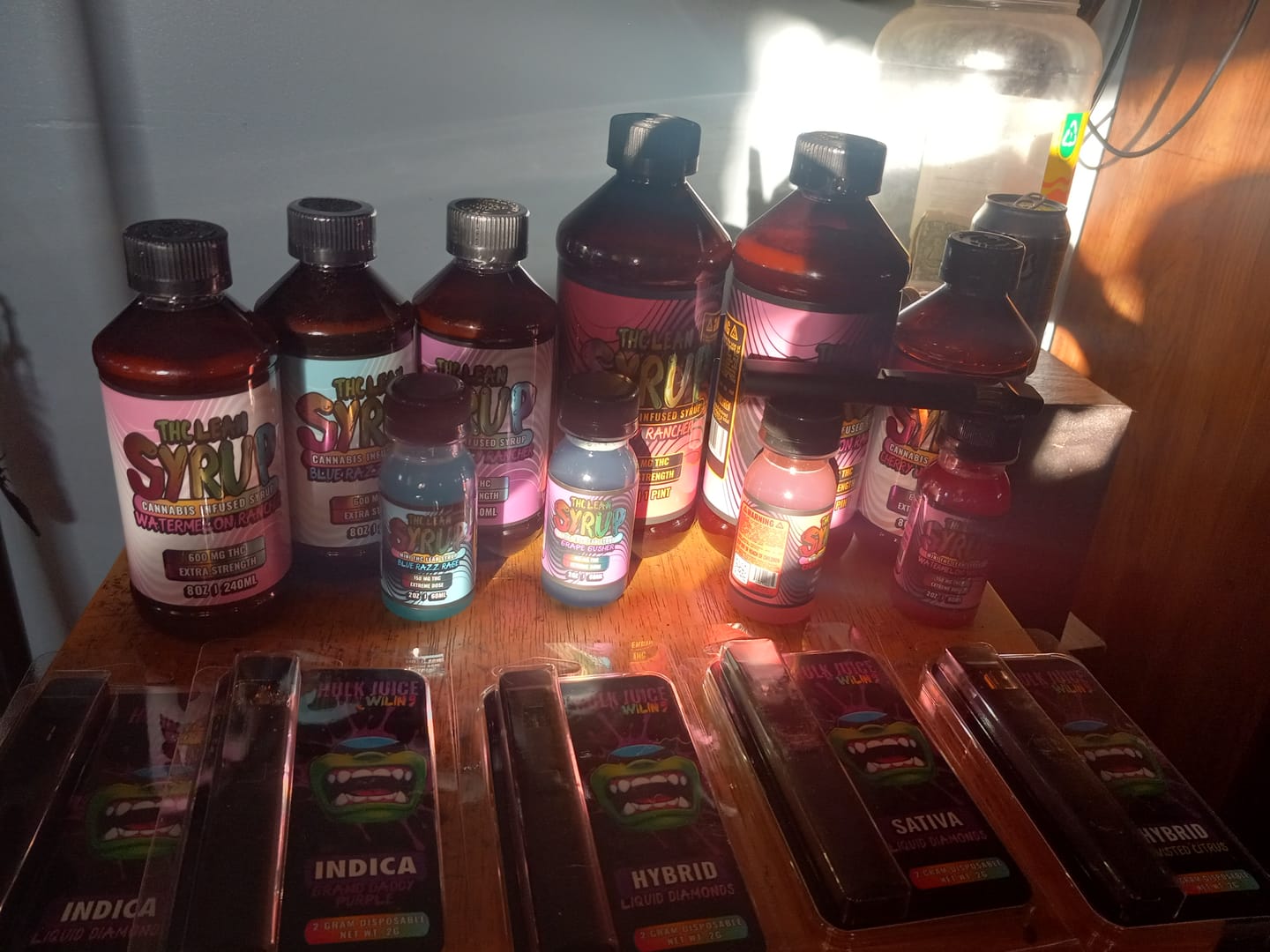 Customer photo review of 1200mg THC Syrup (1 Pint)