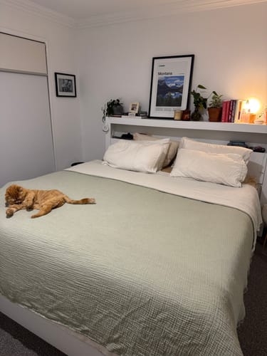 Customer photo review of Serenity Soft Muslin Quilt - Pale Tale