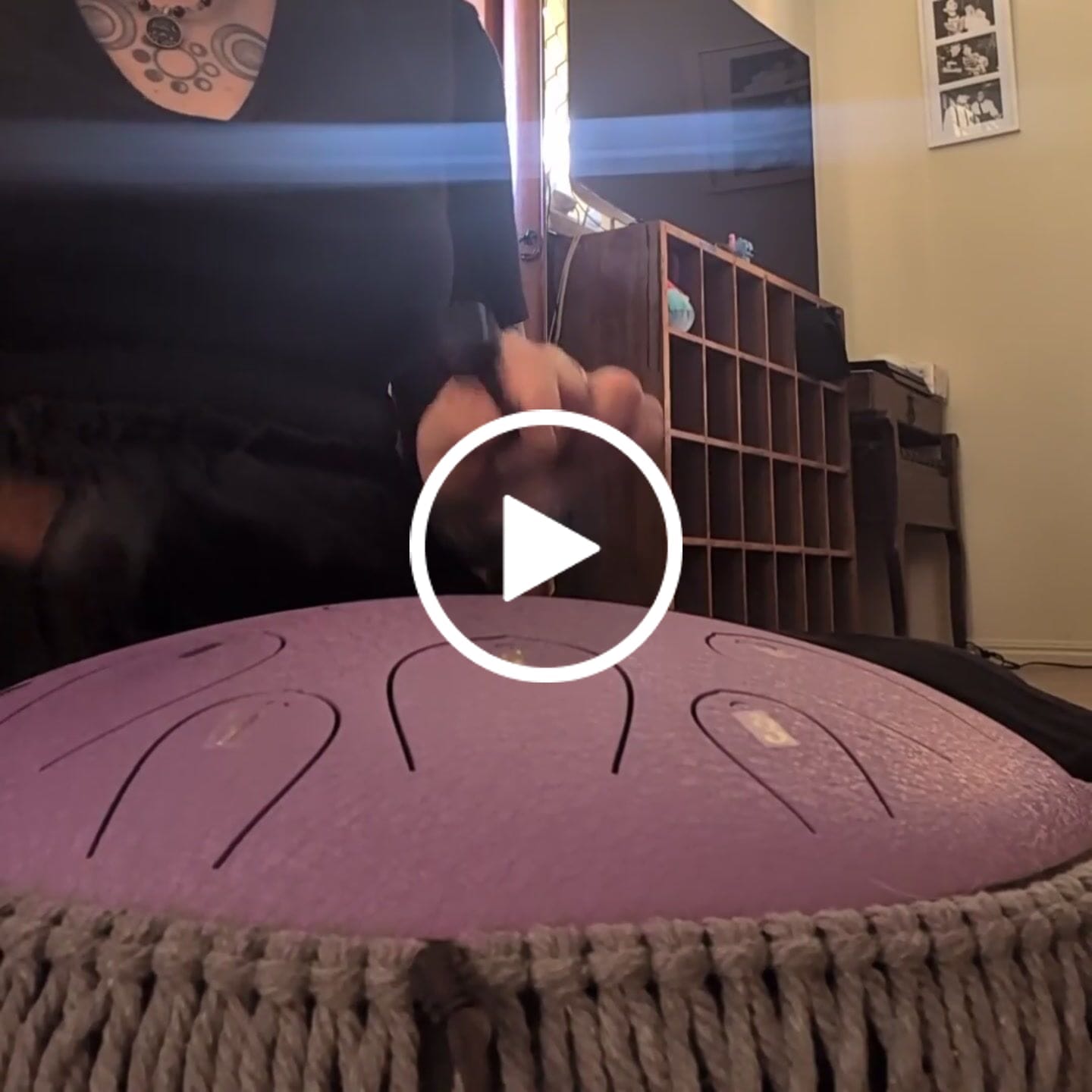 Customer video review of Steel Tongue Drum 14" 15-Note D Major