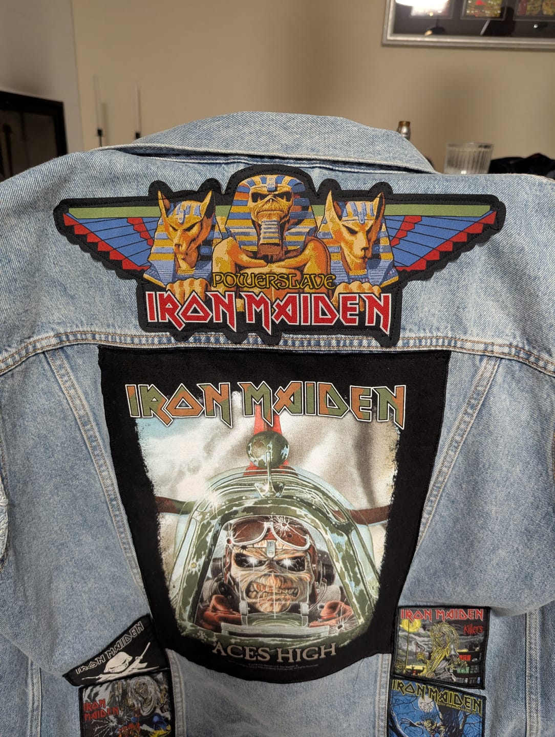 Customer photo review of Iron Maiden - Powerslave - Oversized Patch