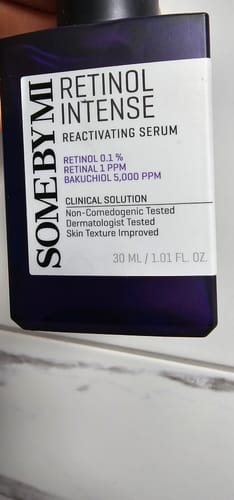 Customer photo review of SOME BY MI Retinol Intense Reactivating Serum retinolio serumas