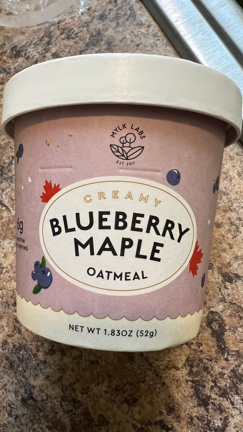 Customer photo review of Blueberry Maple Oatmeal